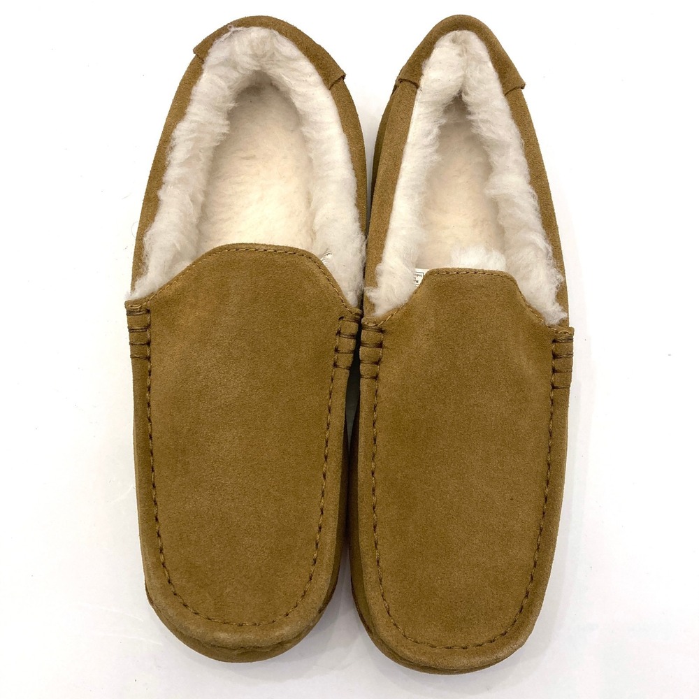 Koolaburra by UGG Tipton Moccasin Slippers Men's 10 UK 43 Chestnut Suede Slip On